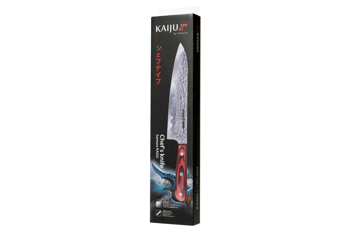 NOŽ ZA ŠEFA KUHINJE  DAMASCUS 67 34,5/4,8/1,6 cm           nerjaveče jeklo - srebrne barve/črna, Basics, kovina/leseni material (34,5/4,8/1,6cm) - Samura