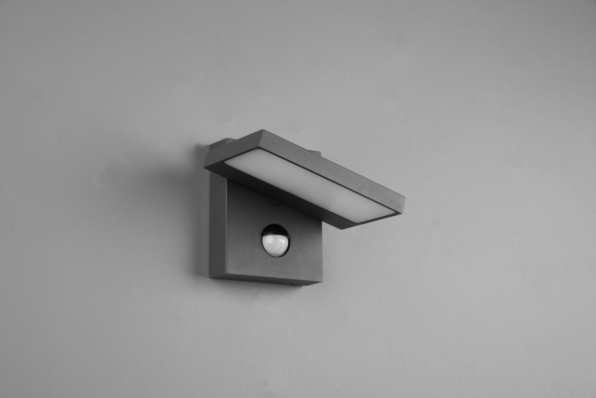 VÄGGLAMPA FÖR UTOMHUS - antracit, Design, metall (15/12/12,5cm) - Trio Leuchten