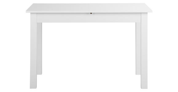 ESSTISCH 120/70/76,5 cm Holzwerkstoff Weiß rechteckig  - Weiß, Design, Holzwerkstoff (120/70/76,5cm) - Carryhome