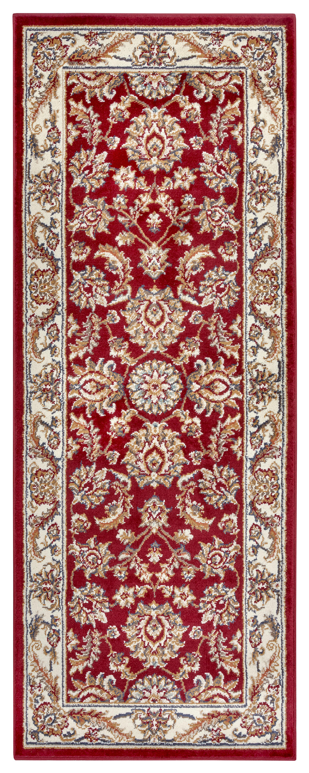 LÄUFER 80/240 cm Luxor  - Rot/Creme, Design, Kunststoff/Textil (80/240cm) - Hanse Home