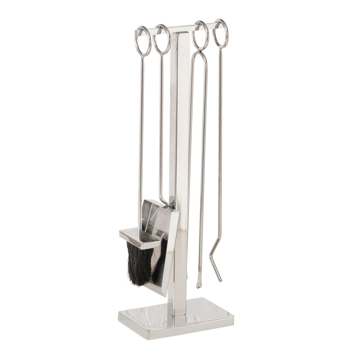 KAMINBESTECK   Metall  - Silberfarben, Metall - Boltze Home
