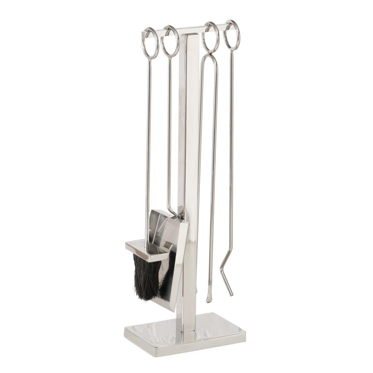 KAMINBESTECK   Metall  - Silberfarben, Metall - Boltze Home