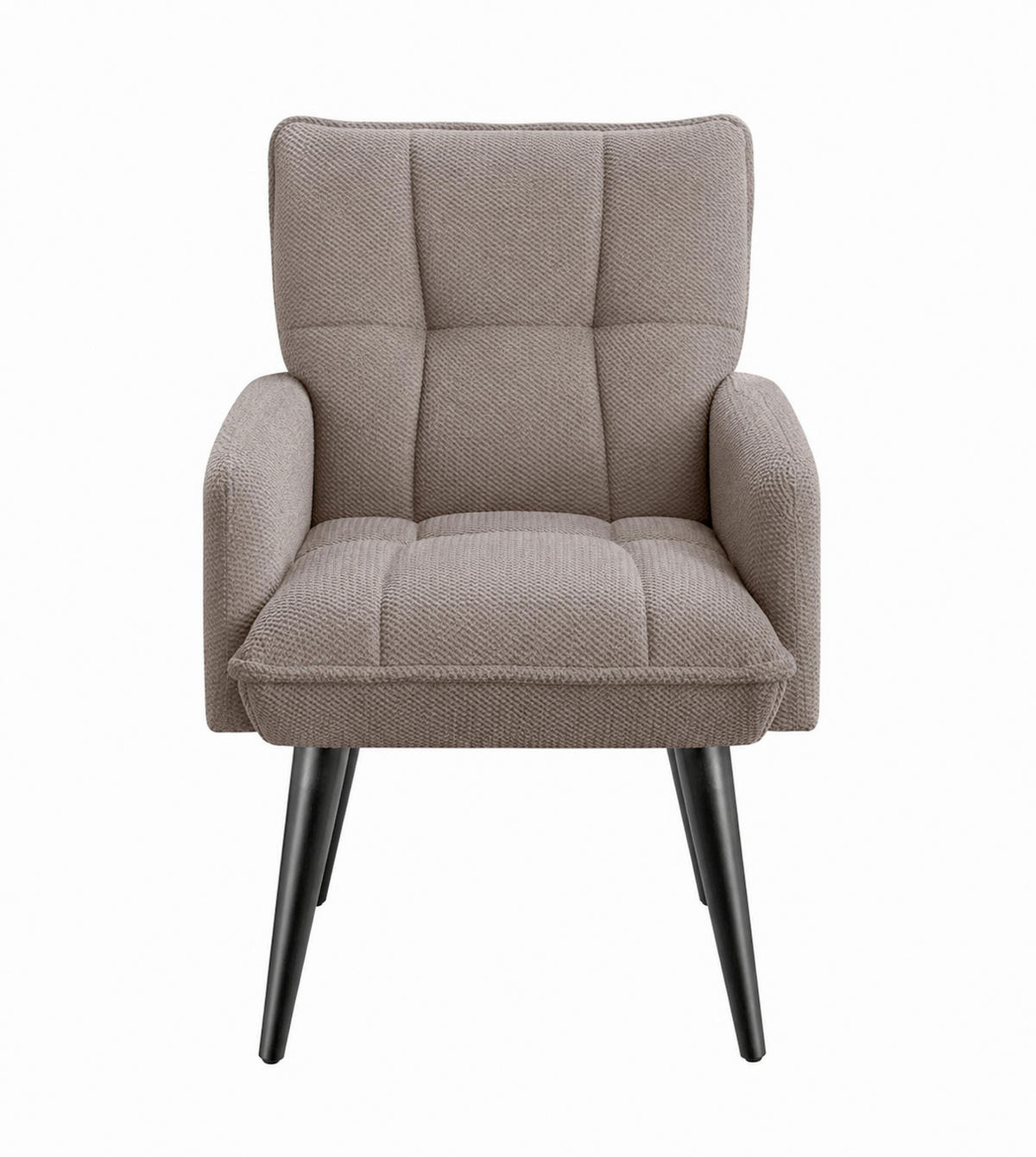 STOLICA S NASLONOM ZA RUKE  bež  drvo, tekstil, drvni materijal      - bež/crna, Moderno, drvni materijal/drvo (75/93/57cm) - Livetastic