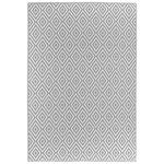 OUTDOORTEPPICH  für Terrasse und Balkon 90/150 cm Ibiza Grau, Weiß  - Weiß/Grau, Trend, Textil (90/150cm) - Boxxx