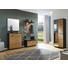 GARDEROBENPANEEL 80/65/27 cm - Eichefarben/Anthrazit, Design, Holz/Metall (80/65/27cm) - Dieter Knoll GARDEROBENPANEEL 80/65/27 cm - Eichefarben/Anthrazit, Design, Holz/Metall (80/65/27cm) - Dieter Knoll