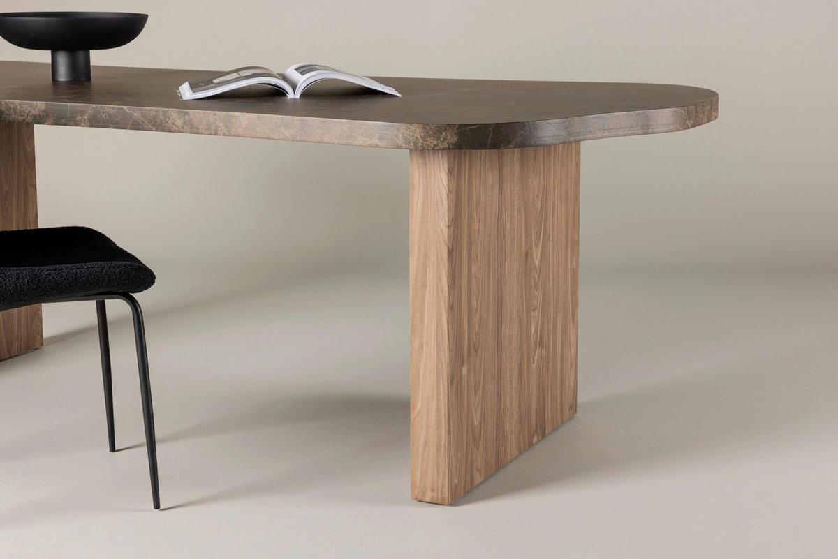 ESSTISCH in Holz 230/100/75 cm   - Braun, MODERN, Holz (230/100/75cm) - Livetastic