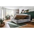 POLSTERBETT 180/200 cm  in Grau  - Eichefarben/Grau, Design, Holz/Textil (180/200cm) - Xora