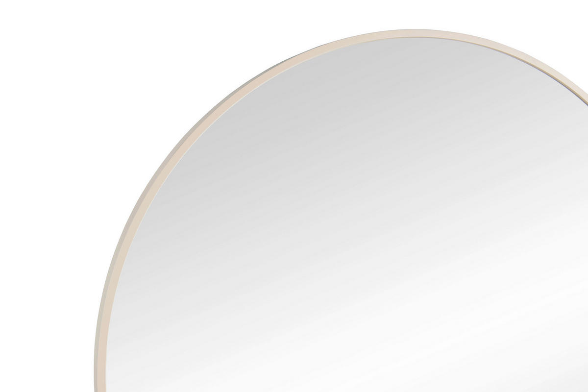 Oglindă    - nisipiu, Basics, sticlă/metal (70cm) - Hom`in