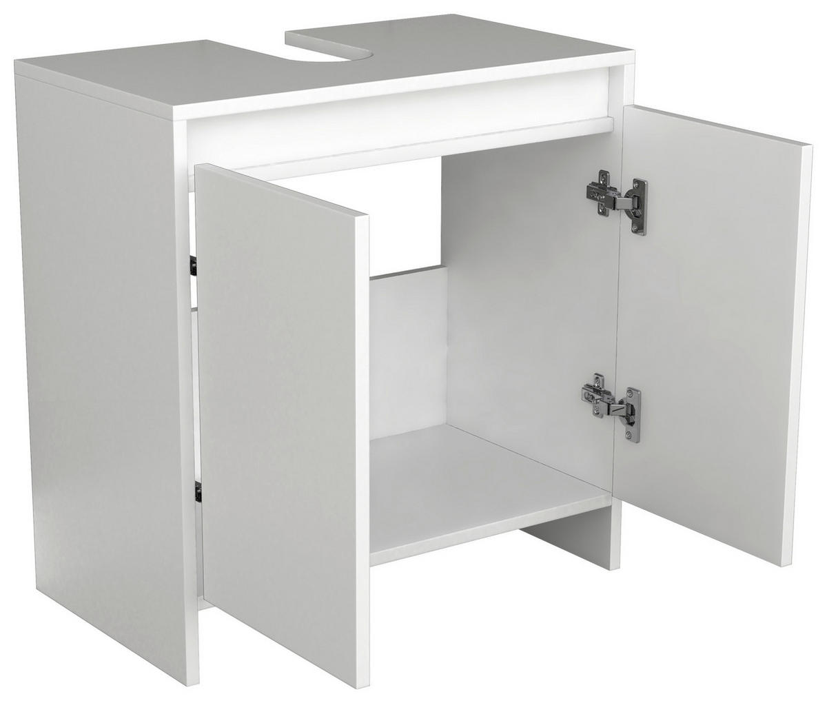 TVÄTTSTÄLLSUNDERSKÅP 58/60/33 cm  - vit, Modern, trämaterial (58/60/33cm) - MID.YOU