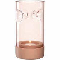 ÜVEG TEAMÉCSESTARTÓ - narancs, Design, kő/Üveg (19cm) - Leonardo