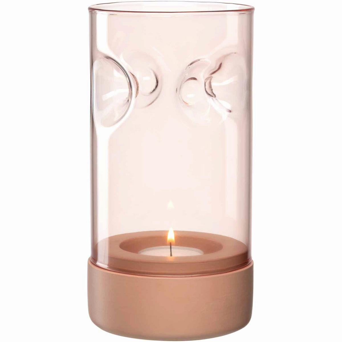 ÜVEG TEAMÉCSESTARTÓ - narancs, Design, kő/Üveg (19cm) - Leonardo