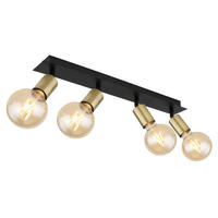 STRAHLER - Schwarz, Design, Metall (50/6/10,5cm) - Globo