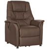 RECLINERFÅTÖLJ i brun  - brun, Klassisk, läder (88/114/88cm) - Livetastic