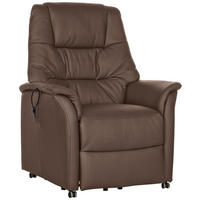 RECLINERFÅTÖLJ i brun  - brun, Klassisk, läder (88/114/88cm) - Livetastic