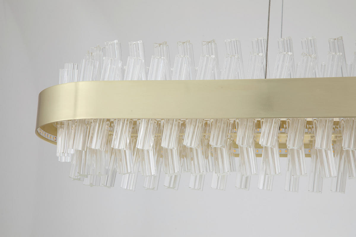 SVJETILJKA VISEĆA  25/150 cm      Cordoba  - boje mjeda/prozirno, Design, staklo/metal (25/150cm)