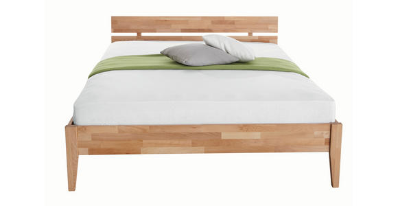 BETT 140/200 cm  in Kernbuche  - Buchefarben/Kernbuche, Design, Holz (140/200cm) - Carryhome
