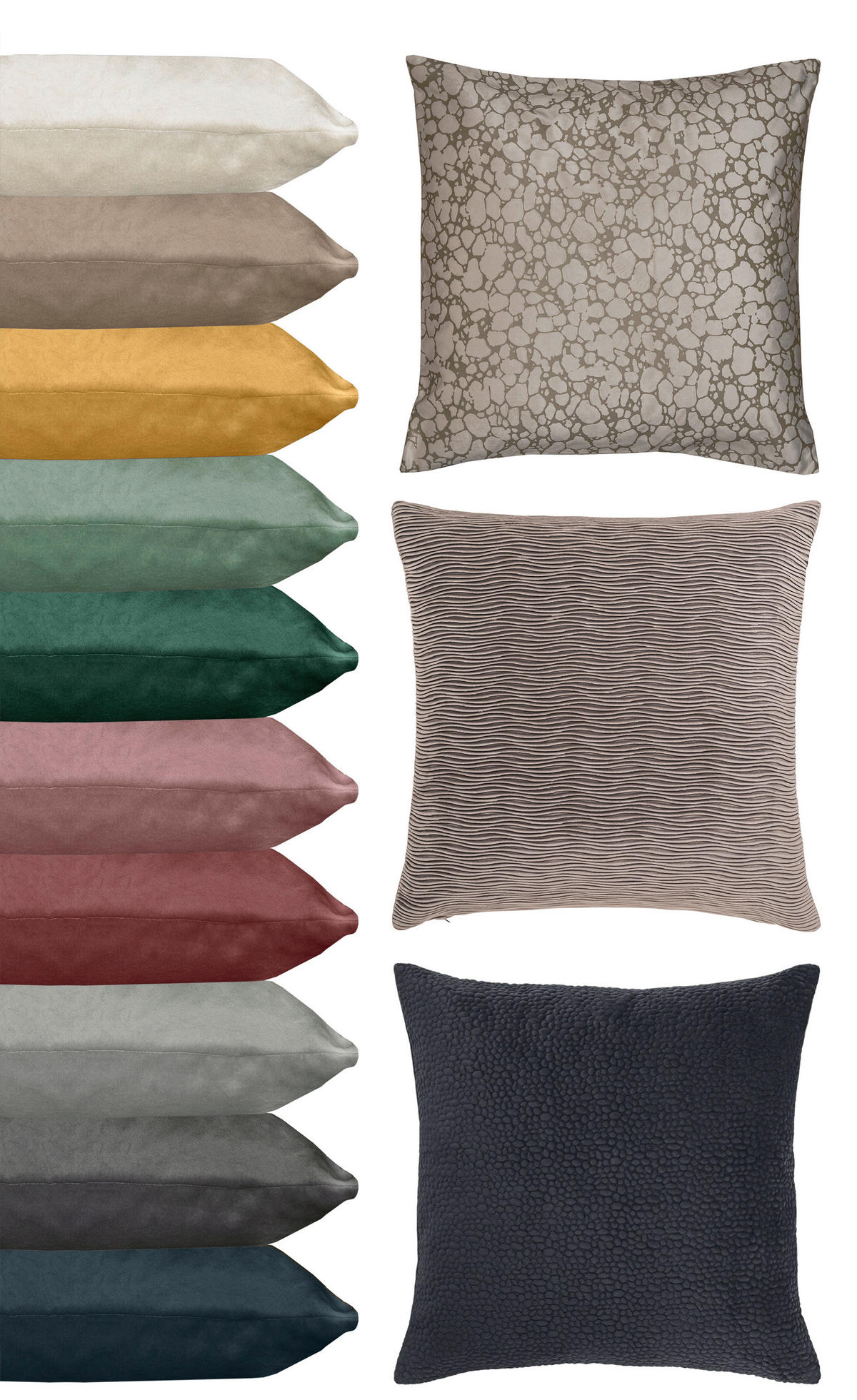DÍSZPÁRNAHUZAT 50/50 cm  - taupe, Basics, textil (50/50cm) - Novel