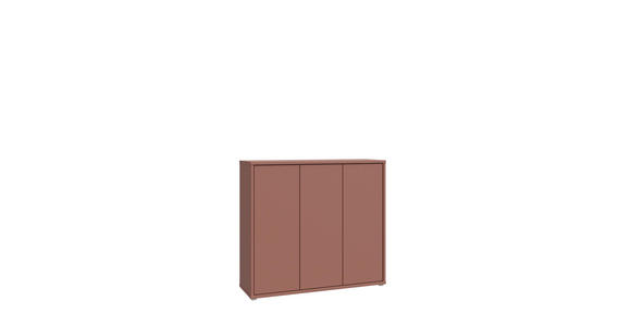 SCHUHSCHRANK 110/100/35 cm  - Terracotta/Grau, MODERN, Holzwerkstoff/Kunststoff (110/100/35cm) - Xora