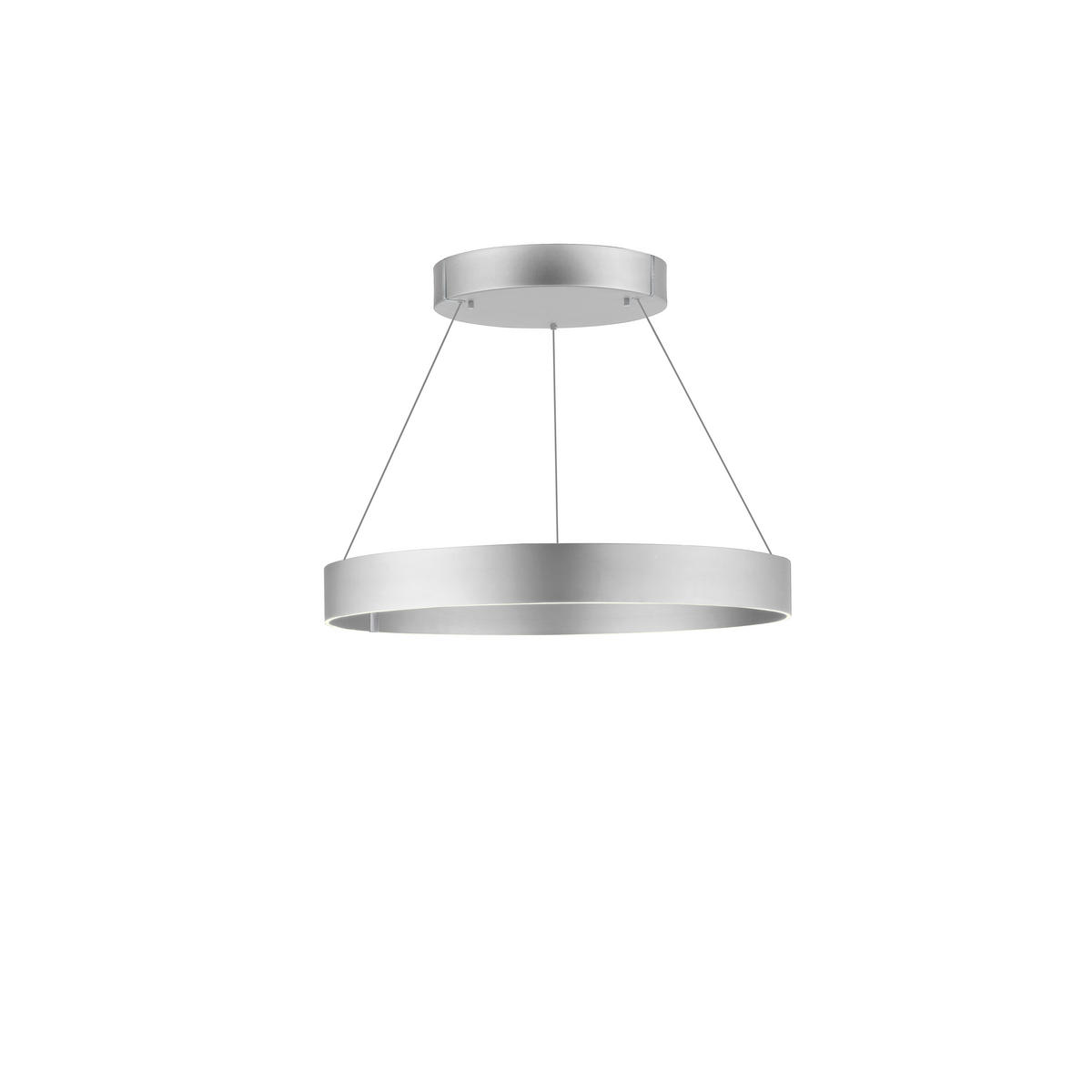 LAMPĂ SUSPENDATĂ CU LED 70/350 cm  - culoare aluminiu, Design, plastic/metal (70/350cm)