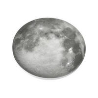 TAKLAMPA Luna  - grå, Klassisk, plast (8/38/38cm)