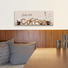 MEMOBOARD - Beige/Braun, Basics, Glas/Metall (30/80/2,00cm) - Eurographics