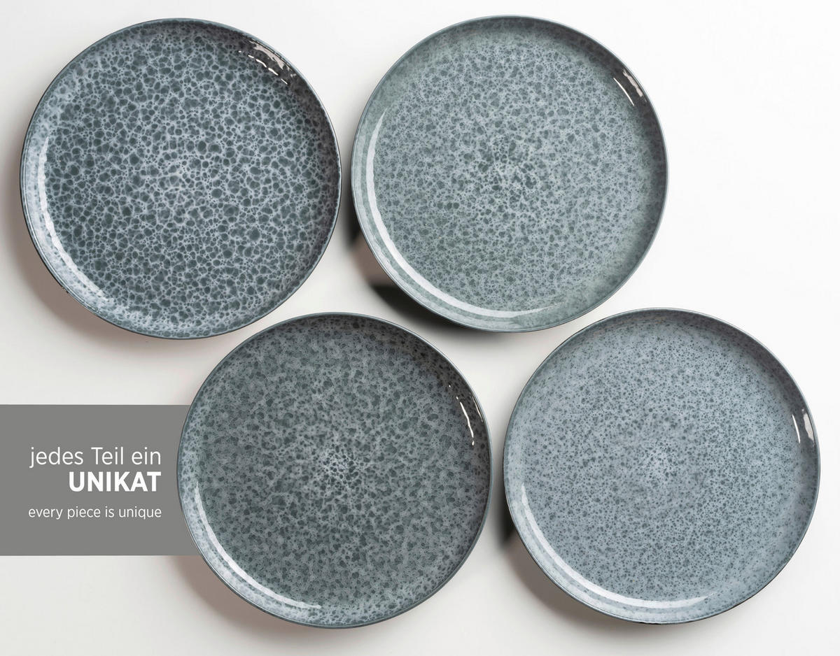 KOMBISERVICE Filippa 16-teilig  - Grün, Trend, Keramik - Mäser