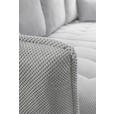 ECKSOFA Hellgrau Chenille  - Hellgrau/Schwarz, KONVENTIONELL, Holz/Textil (160/290cm) - Carryhome