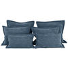 ZIERKISSENSET   70-50/60-25/10 cm  - Petrol, Modern, Textil (70-50/60-25/10cm) - MID.YOU