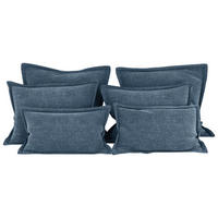ZIERKISSENSET   70-50/60-25/10 cm  - Petrol, Modern, Textil (70-50/60-25/10cm) - MID.YOU