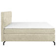 BOXSPRINGBETT 180/200 cm  in Champagner  - Champagner/Schwarz, Design, Textil/Metall (180/200cm) - Esposa