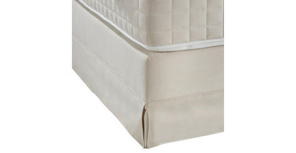 Boxspringbett mit Kontinental Matratze 180x200 Domino - Beige, KONVENTIONELL, Holz (180/200cm) - James Wood