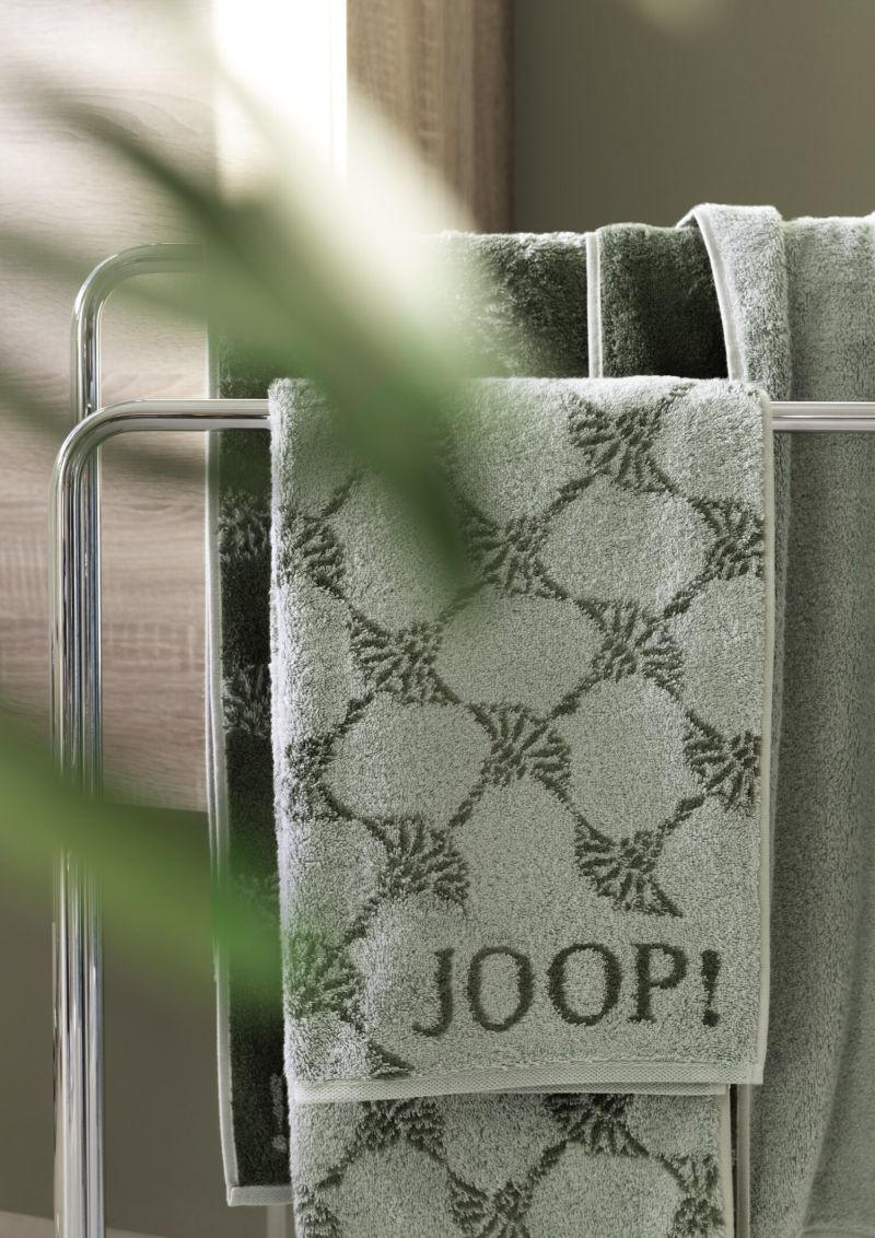 Thumbnail - Joop! Gästetuch Classic Cornflower, Salbeigrün, Textil, 3-teilig, Streifen, 30x50 cm, Made in Germany, Oeko-Tex® Standar...