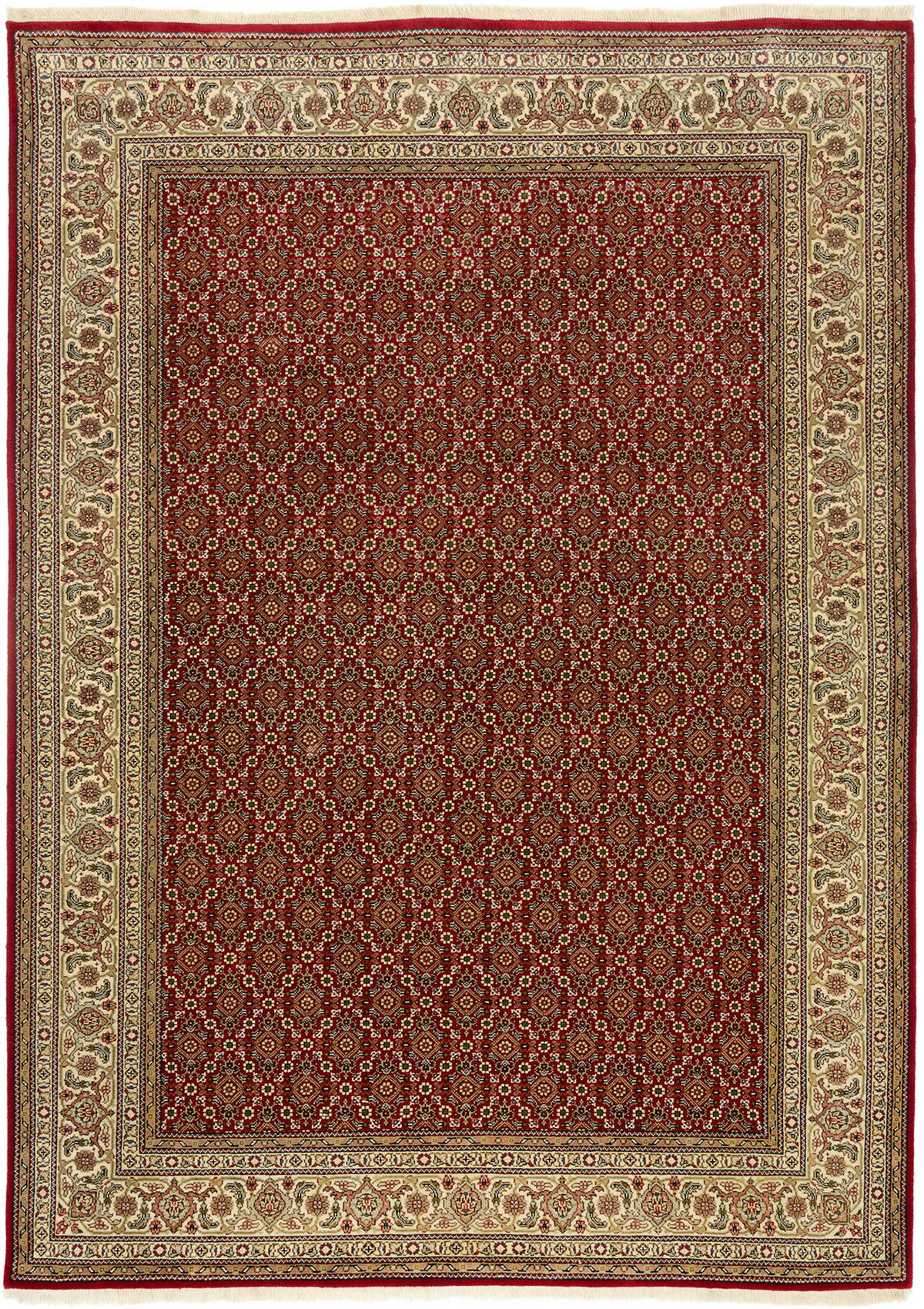 ORIENTTEPPICH 80/300 cm Creme, Rot  - Rot/Creme, Basics, Textil (80/300cm) - Cazaris