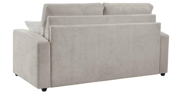 SCHLAFSOFA Mikrofaser Beige - Beige/Creme, KONVENTIONELL, Kunststoff/Textil (186/101/101cm) - Carryhome