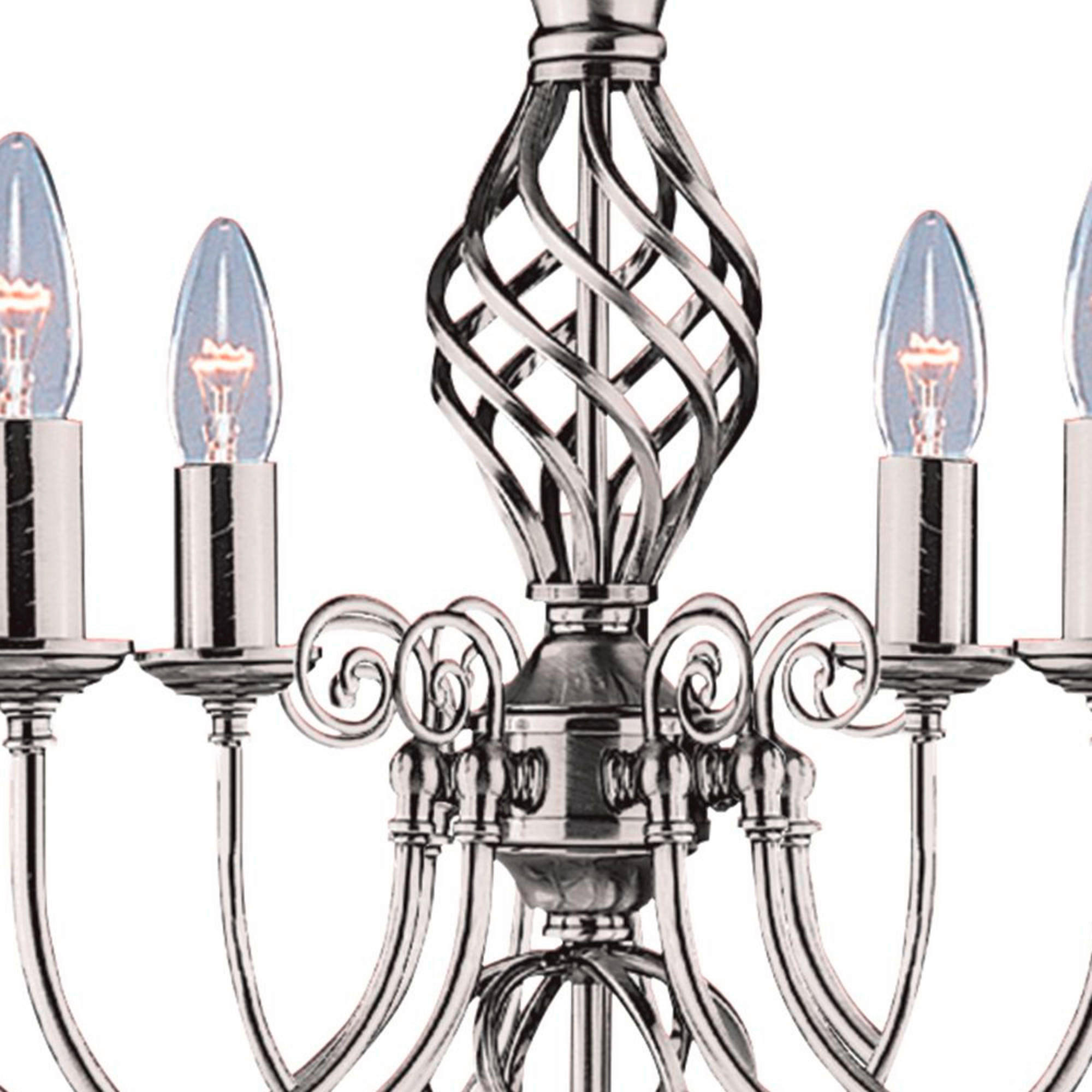 SVJETILJKA VISEĆA    62/62/44 cm    Zanzibar  - srebrne boje, Design, metal (62/62/44cm)