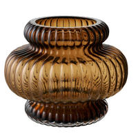 VASE Vase 16 cm  - Braun, Basics, Glas (20/16cm)