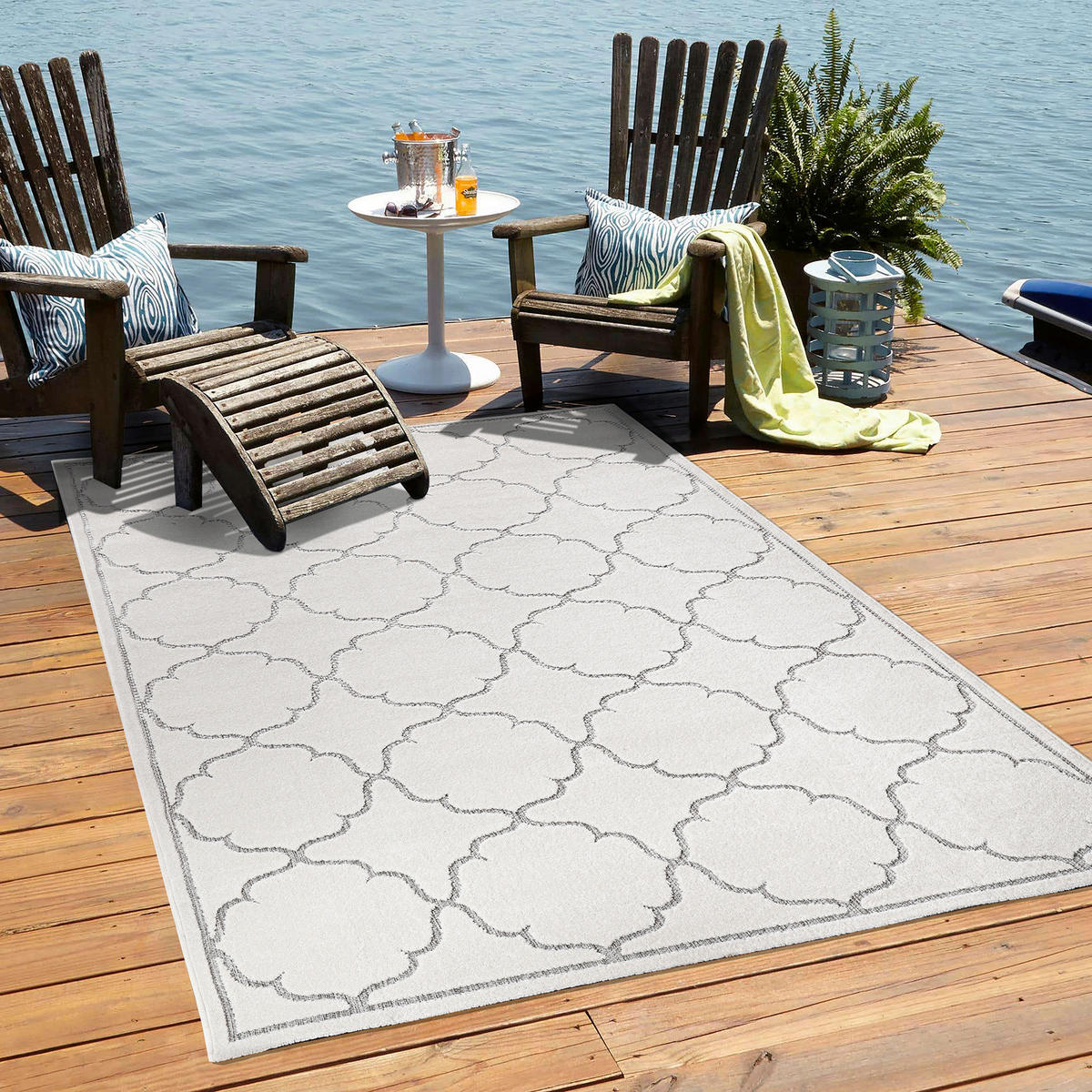 OUTDOORTEPPICH 160/230 cm Berlin Creme  - Creme, LIFESTYLE, Kunststoff/Textil (160/230cm)
