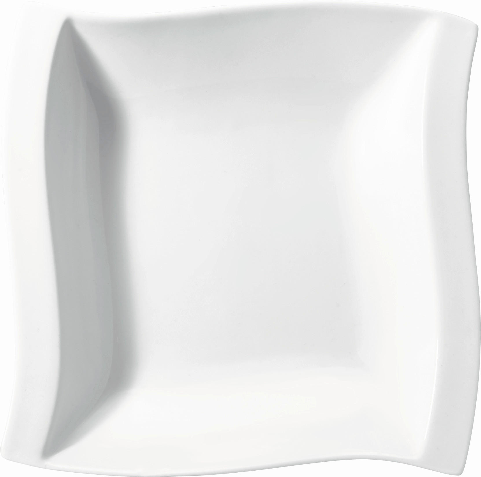 HLBOKÝ TANIER Swing  22/22 cm  - biela, Basics, keramika (22/22cm) - Novel