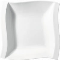 SUPPENTELLER Swing 22/22 cm  - Weiss, Basics, Keramik (22/22cm) - Novel