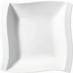 SUPPENTELLER Swing  22/22 cm  - Weiß, Basics, Keramik (22/22cm) - Novel