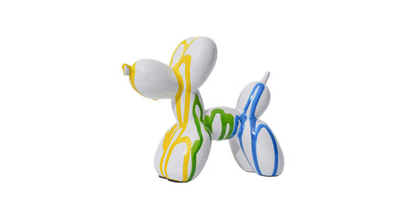 DEKOHUND - Blau/Gelb, Basics, Keramik (20,5/8,5/17,5cm) - Ambia Home