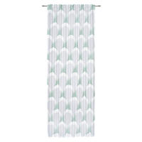 GARDINLÄNGD halvtransparent  - salviagrön, Trend, textil (140/245cm) - Esposa