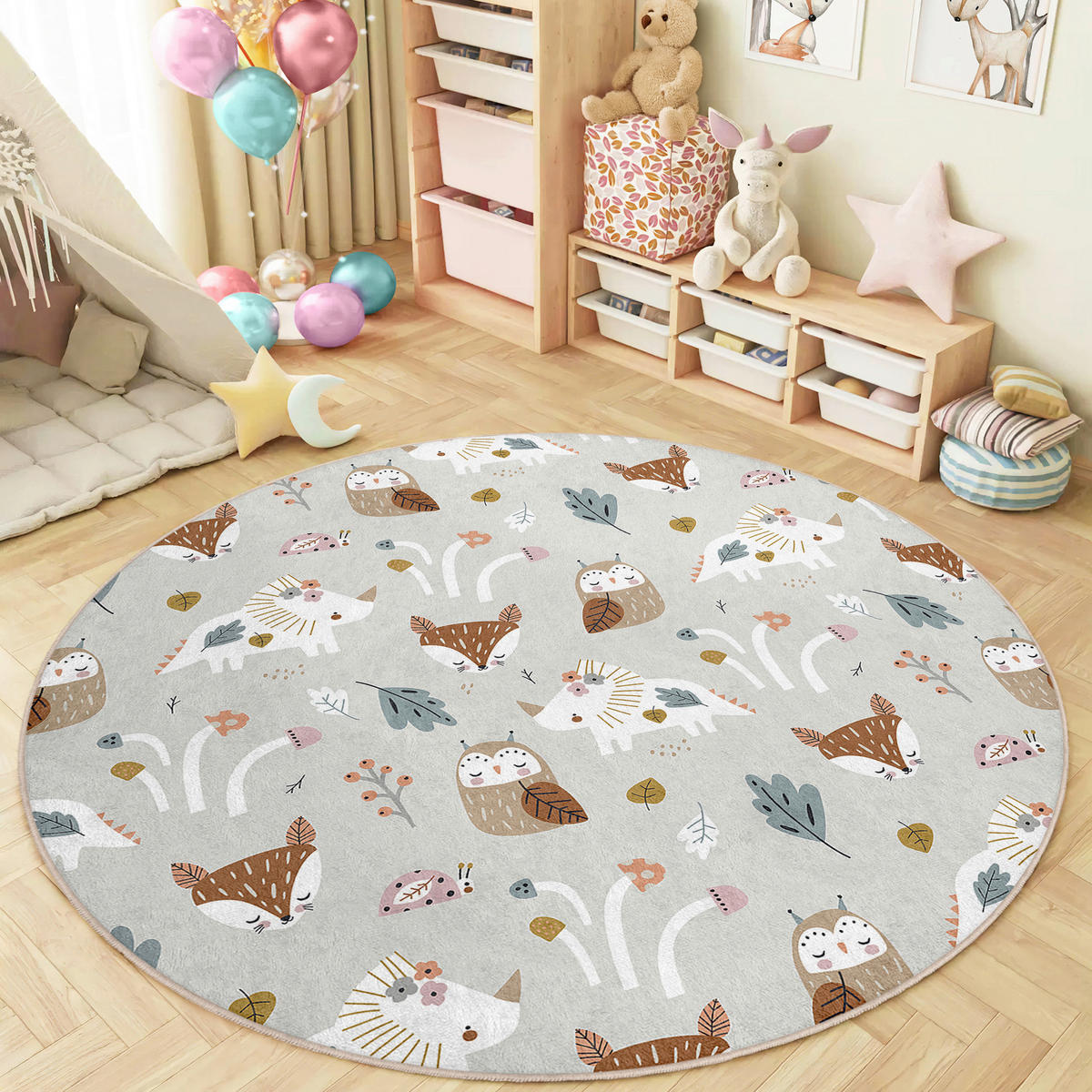 KINDERTEPPICH 120 cm Tier  - Multicolor, Basics, Textil (120cm)