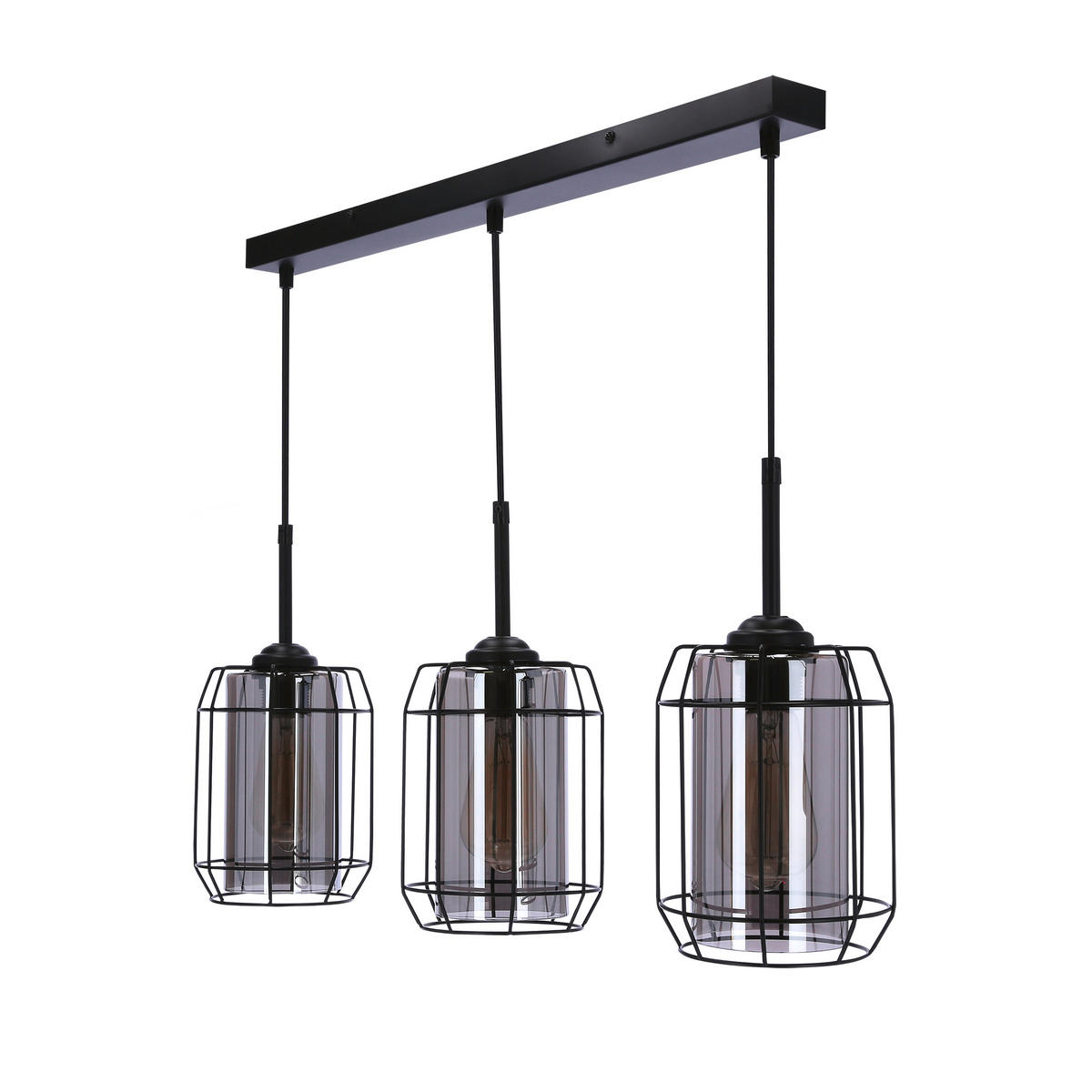 PENDELLAMPA Jonera 67/15/110 cm  - svart, Design, metall (67/15/110cm)