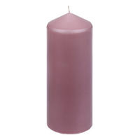 KERZE - Dunkelrosa, Basics, Paraffin (7,7/20,0cm) - Steinhart