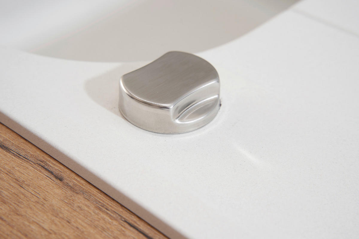 SPÜLE 1725ORLANDO86X50W  - Weiß, Trend, Stein (86/20,9/50cm) - Respekta