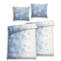 BETTWÄSCHE 4-teilig Flanell 140/200 cm  - Blau, Basics, Textil (140/200cm) - Florella