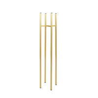 BLUMENSTÄNDER Metall  - Goldfarben, Basics, Metall (22/75/22cm)