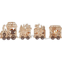 LED-DEKOLEUCHTE 54/8/12,5 cm   - Naturfarben/Weiß, Basics, Holz/Kunststoff (54/8/12,5cm) - Eglo