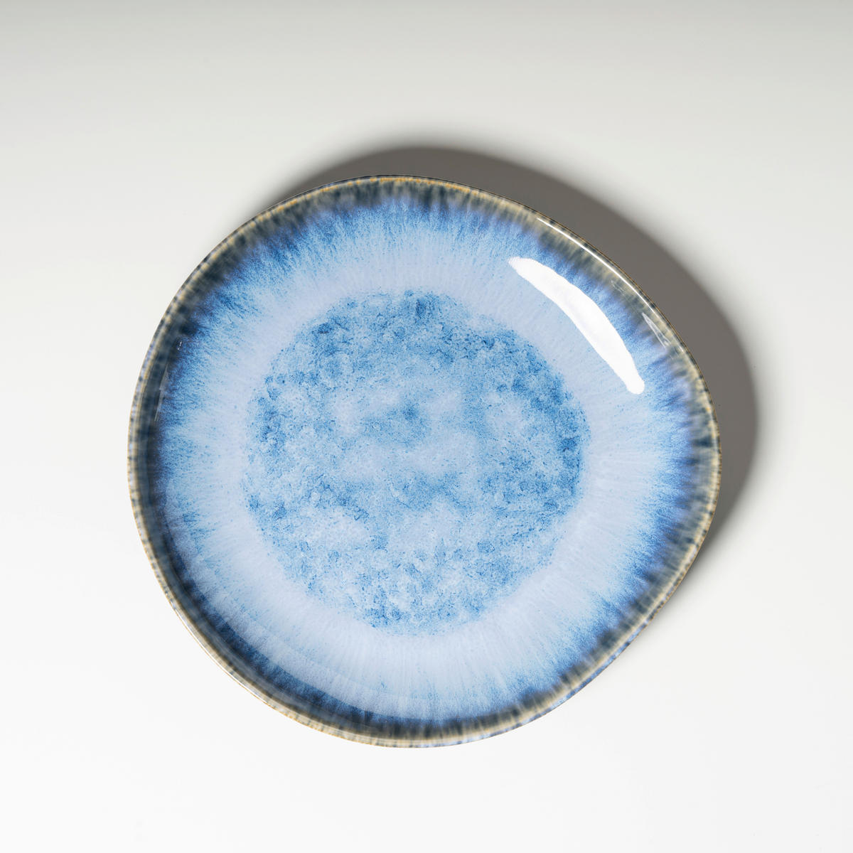 SPEISETELLERSET Blau 26/3 cm WILDE SCHLUCHT  - Blau, Basics, Keramik (26/3cm) - Gipfelstück